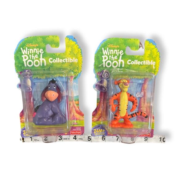 NIB Disney Winnie The Pooh Collectible Figurines Vintage Y2K Eeyore & Tigger - Picture 1 of 8